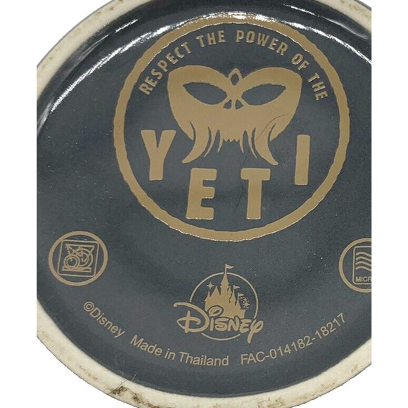 Disney Parks Expedition Everest Forbidden Mountain Coffee Cup Mug Foot Print EUC - Picture 6 of 6